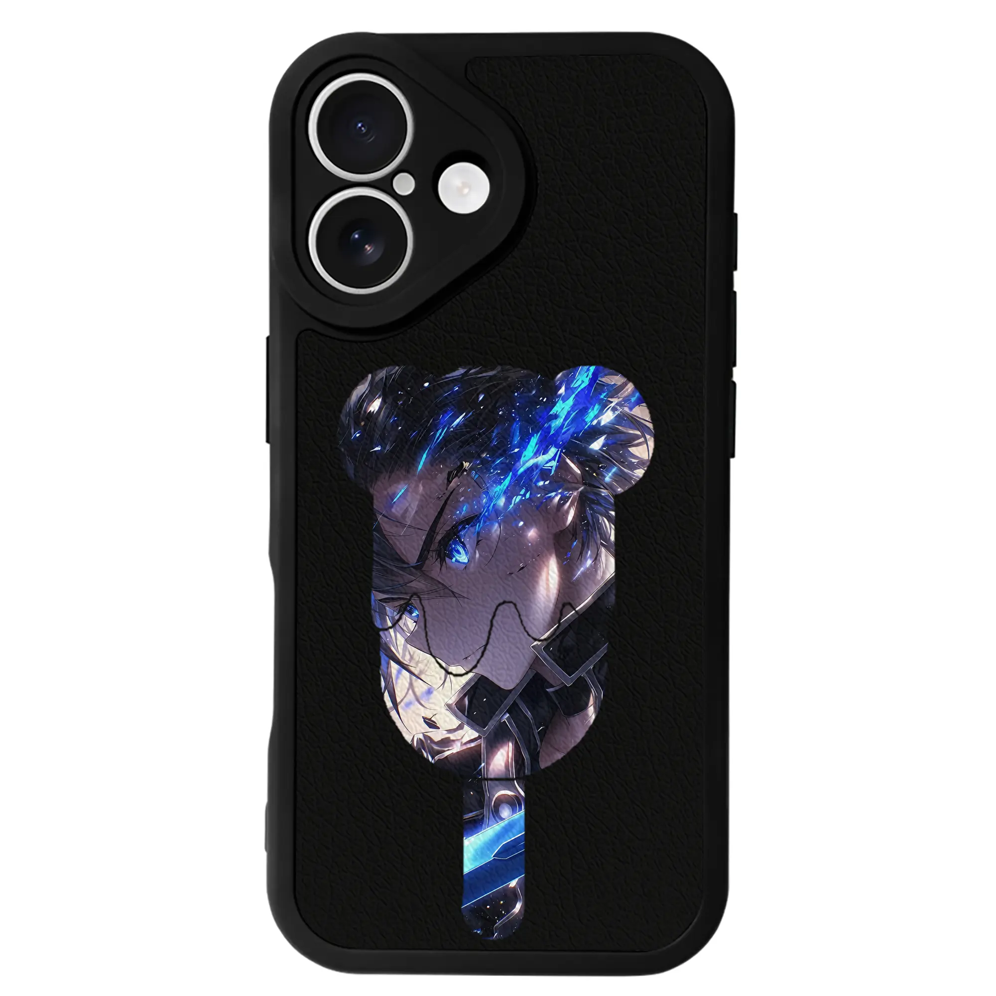 ソードアートオンライン グッズ キリト - IPhone 16シリーズ対応 ・ シリコンスマホケース ・ レザー調 ・ 高精度フィット ・ 耐衝撃 ・ ワイヤレス充電対応 ・ 精密カット